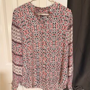 Floral Print Women's Blouse